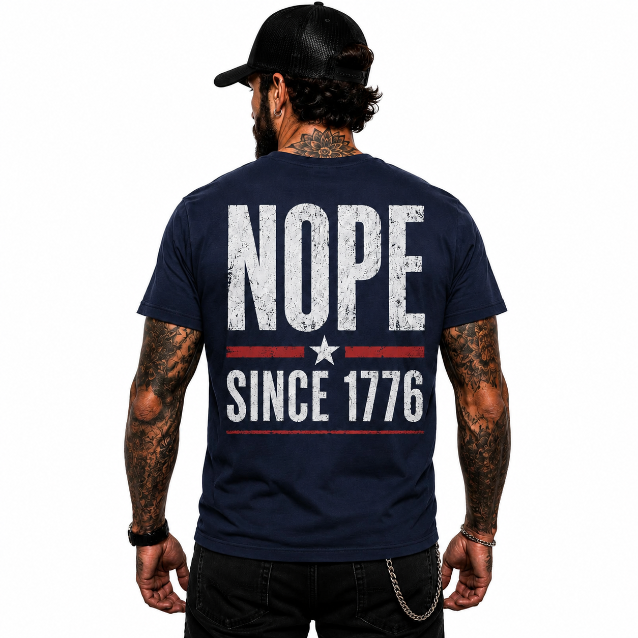 Nope Since 1776 Shirt Funny Patriotic Freedom Graphic Tee Conservative Gift For Adults