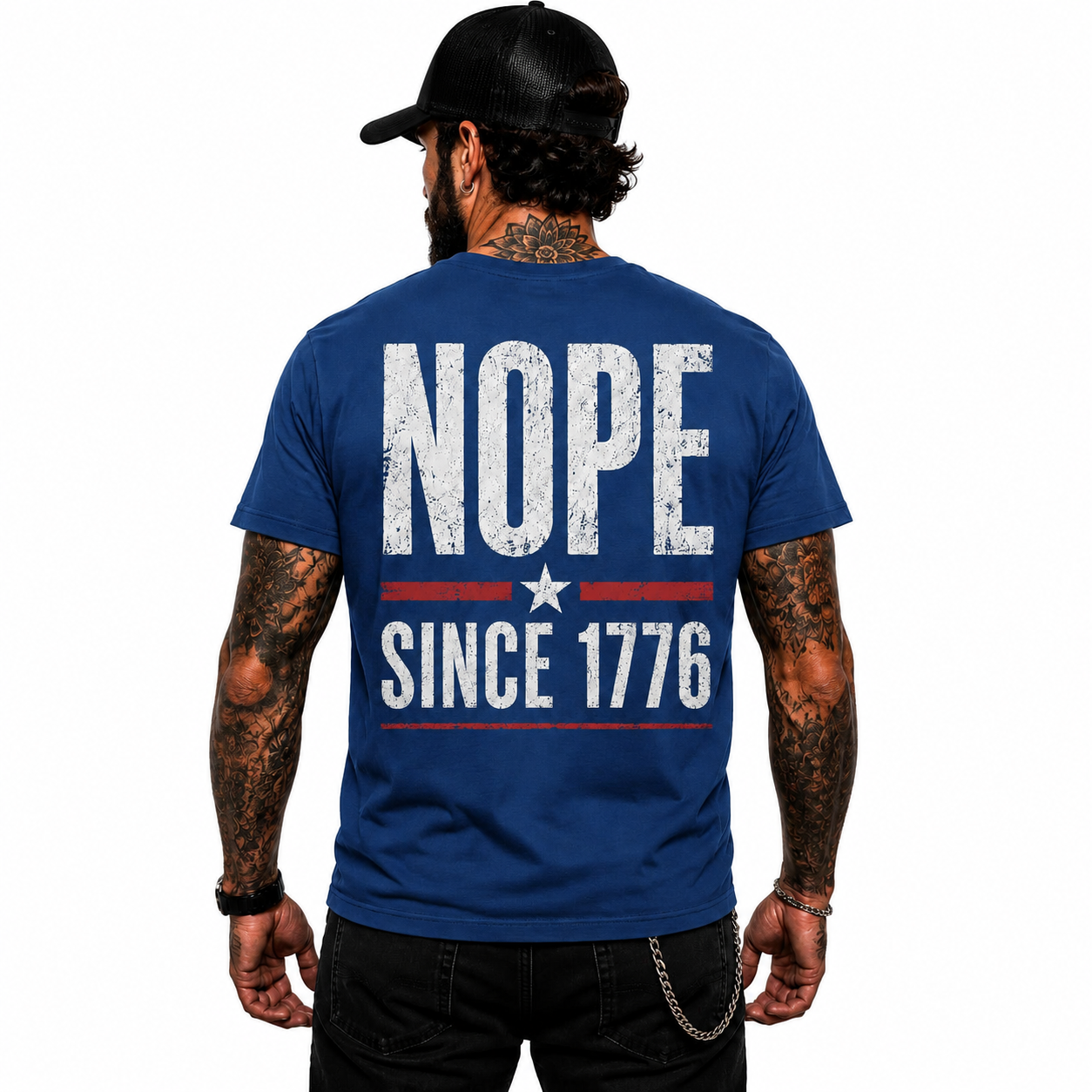 Nope Since 1776 Shirt Funny Patriotic Freedom Graphic Tee Conservative Gift For Adults