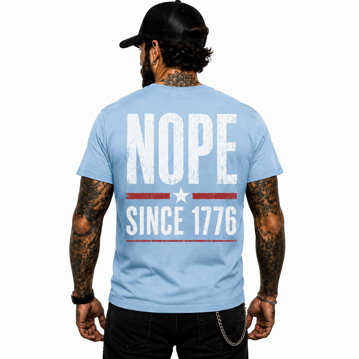 Nope Since 1776 Shirt Funny Patriotic Freedom Graphic Tee Conservative Gift For Adults
