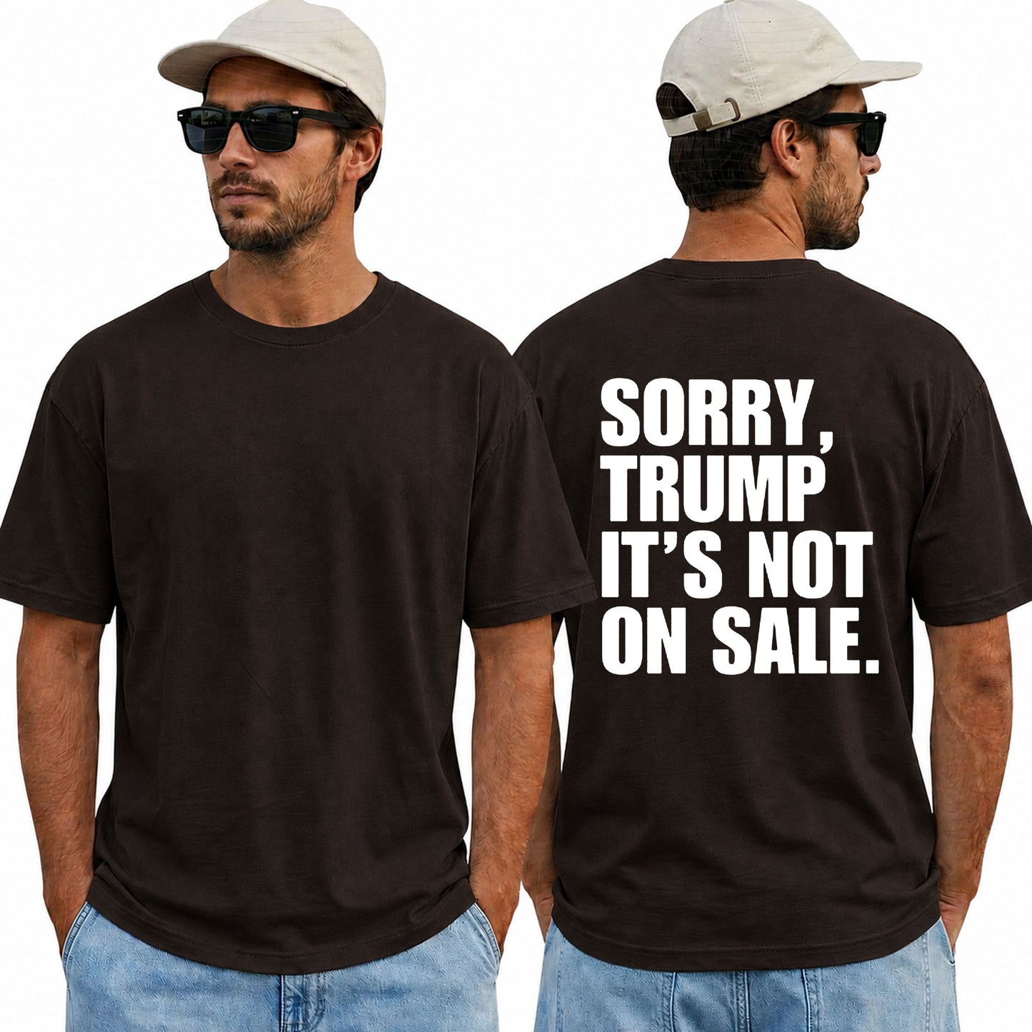 Sorry Trump Its Not On Sale Shirt Funny Anti Trump Political Graphic Tee Protest Gift For Adults