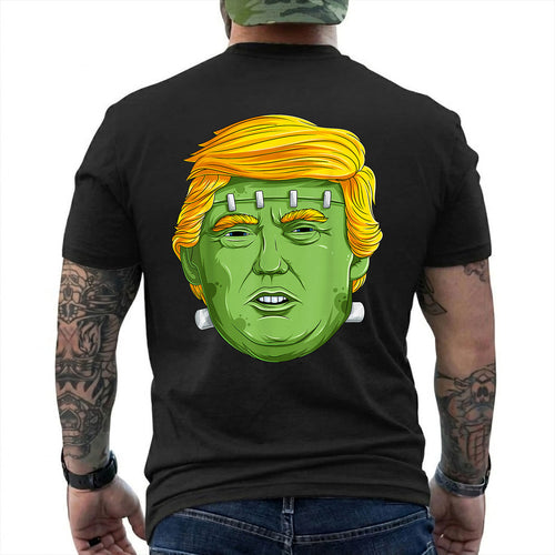 Trump Frankenstein Halloween Shirt Funny Anti Trump Halloween Political Graphic Tee Costume Gift For Adults