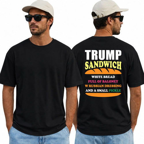 Trump Sandwich Shirt Funny Anti Trump Political Graphic Tee Liberal Gift For Adults