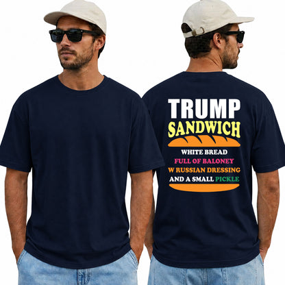 Trump Sandwich Shirt Funny Anti Trump Political Graphic Tee Liberal Gift For Adults