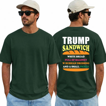 Trump Sandwich Shirt Funny Anti Trump Political Graphic Tee Liberal Gift For Adults