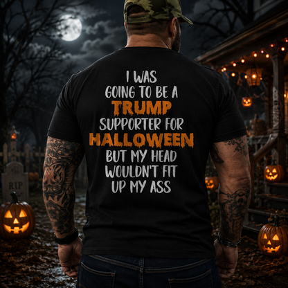 Trump Supporter Halloween Shirt Funny Anti Trump Political Graphic Tee Costume Gift For Adults
