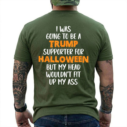 Trump Supporter Halloween Shirt Funny Anti Trump Political Graphic Tee Costume Gift For Adults