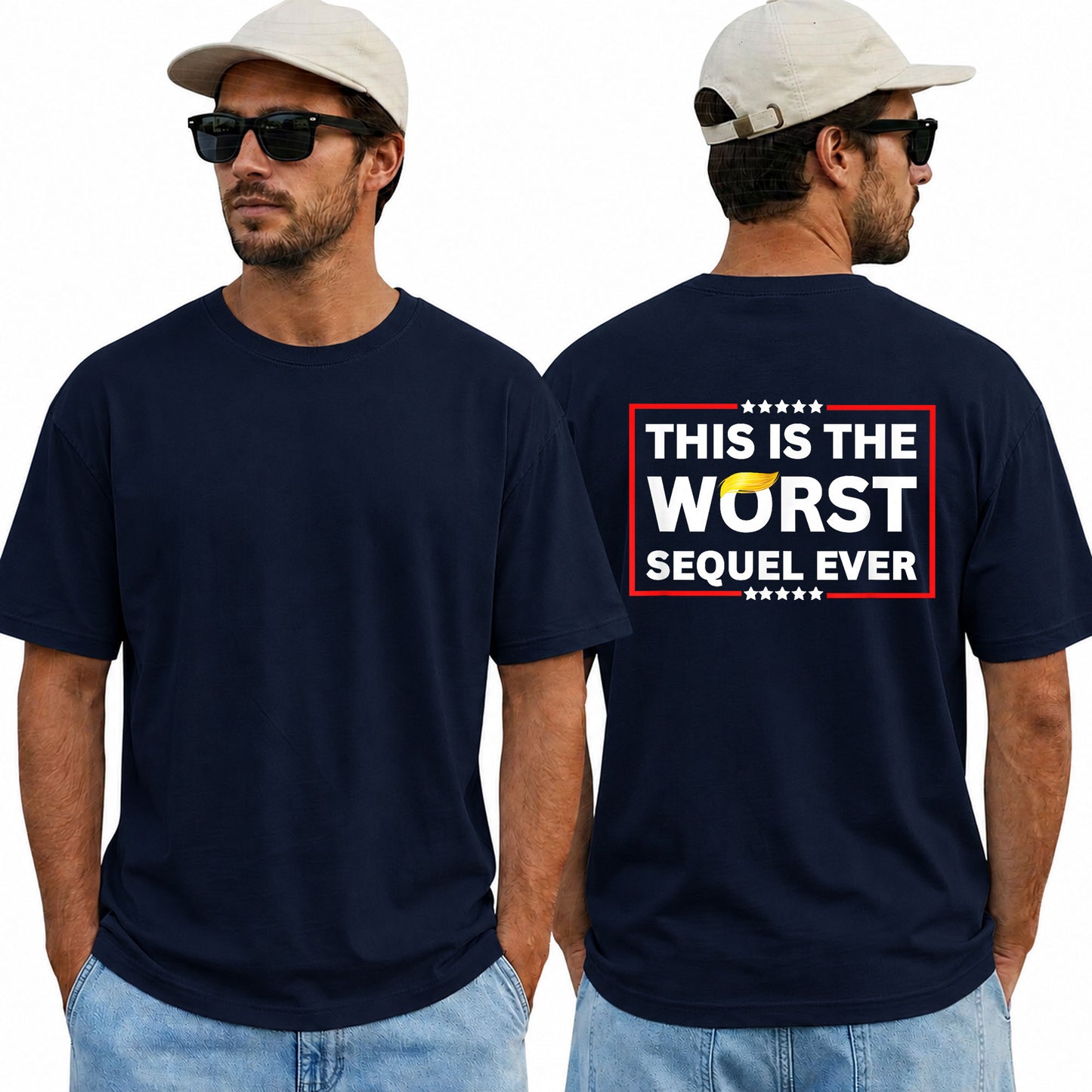 Worst Sequel Ever Shirt Funny Anti Trump Political Graphic Tee Protest Gift For Adults