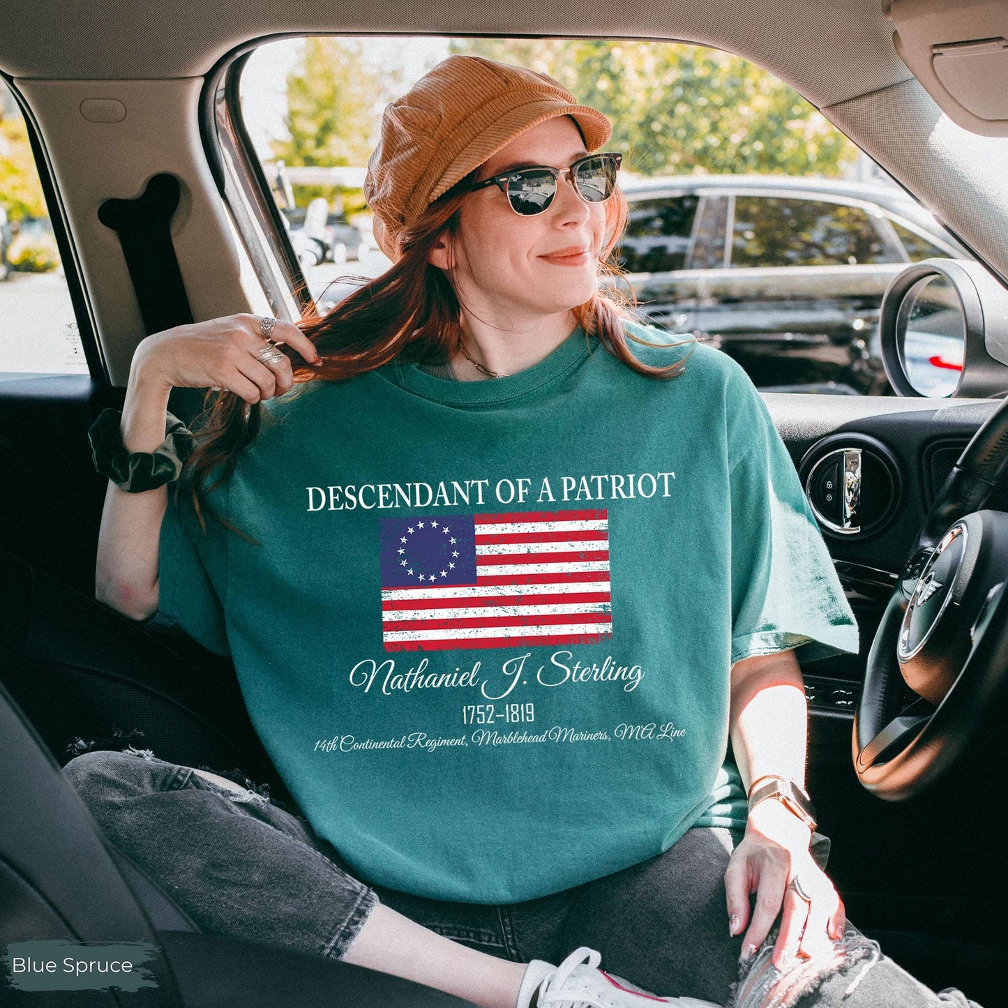 Custom Descendant of a Patriot TShirt, Daughters of the American Revolution or Sons of the American Revolution Shirt, DAR Shirt, SAR Shirt
