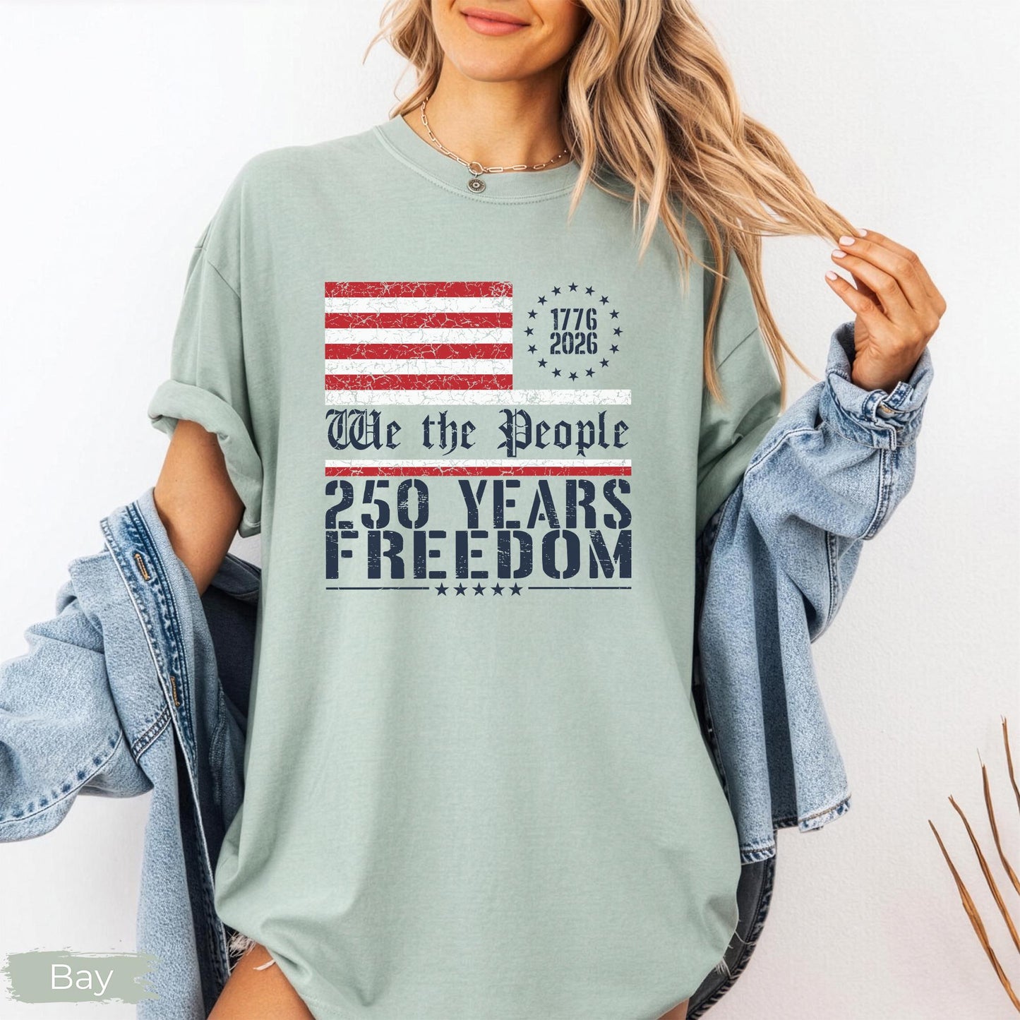 250th America Anniversary Shirt, US 250 Years Sweatshirt, Patriotic Tee with USA Flag, We The People Shirt, Retro Independence Day Tshirt