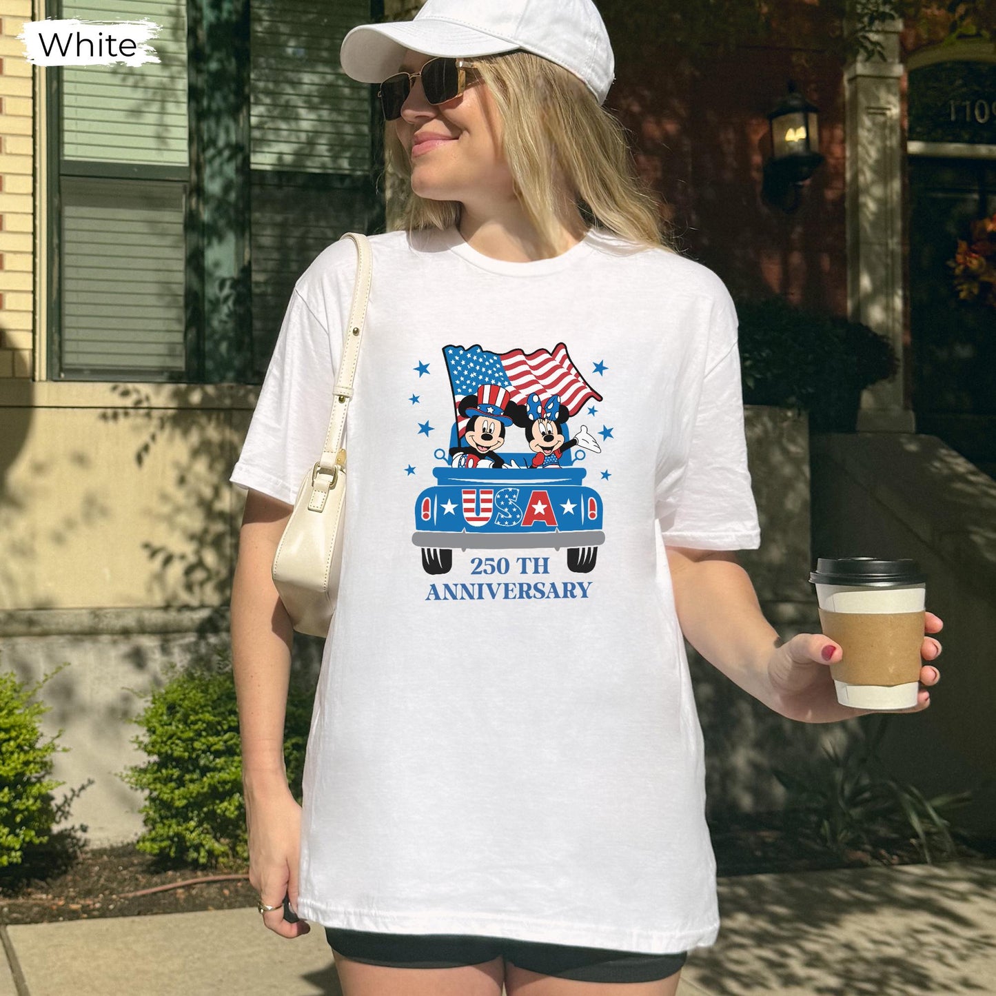 Mickey And Minie USA 250 Shirt, American Flag Tee, 1776–2026 Shirt for Men & Women, 4th Of July Shirt, 250th America Anniversary tee