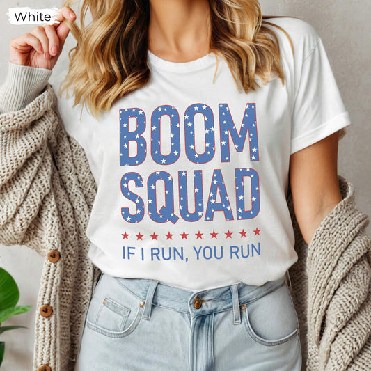 4th of July Boom Squad Shirt, Patriotic Shirt, Independence Day shirt, American flag, 4th summer shirt, America shirt, USA Retro Shirt