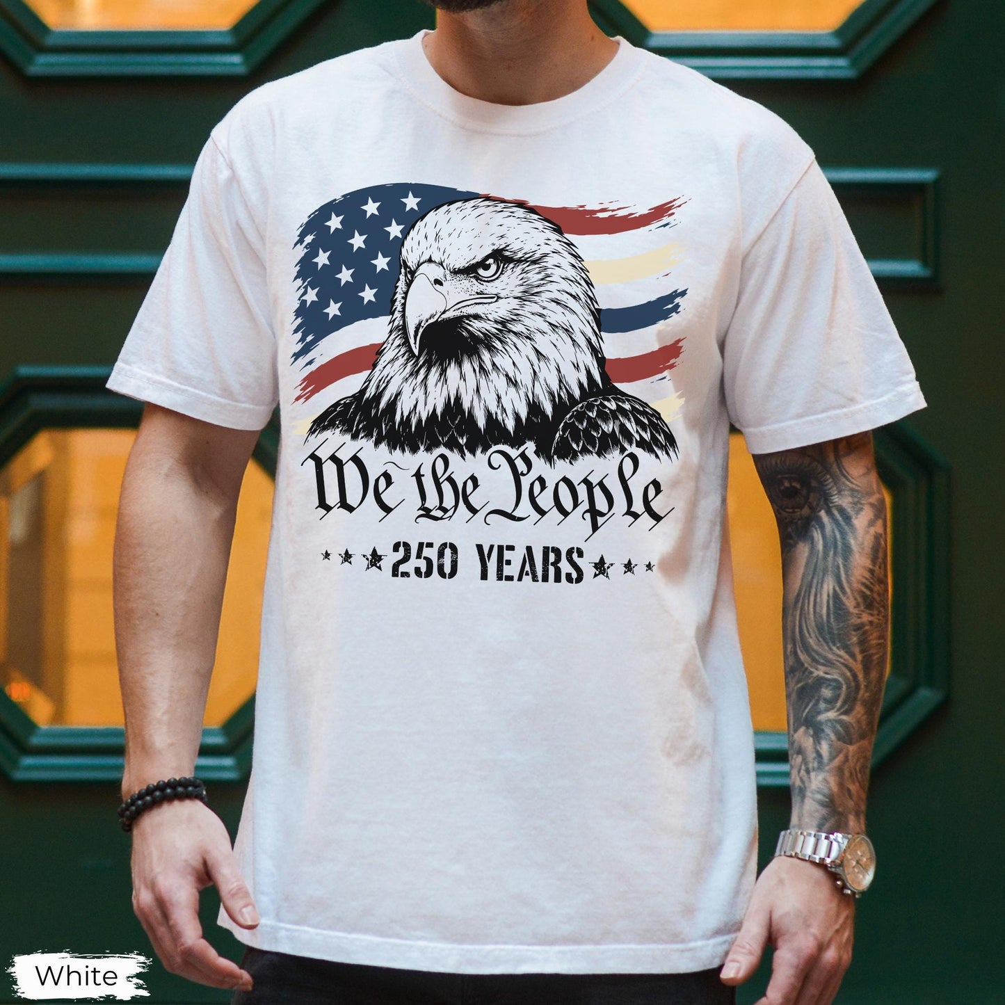 Comfort Colors America Eagle Shirt, 250 Years of Freedom T-Shirt, Patriotic We The People Shirt, 250th Anniversary Tee, Fourth of July Shirt