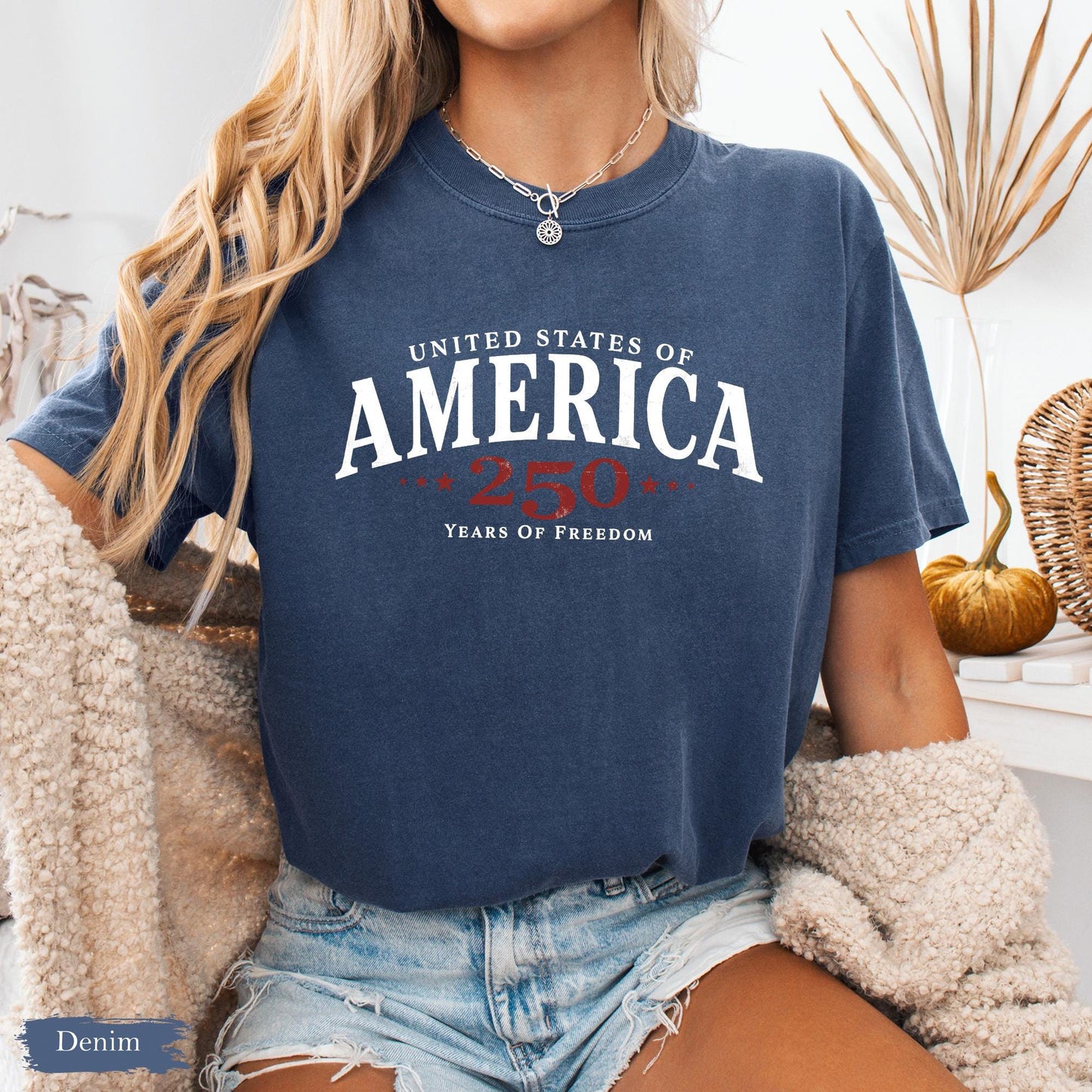 Comfort Colors® 250th America Anniversary Shirt, US 250 Years Shirt, 1776–2026 Patriotic Tee, Retro Independence Day Shirt, 4th of July Tee