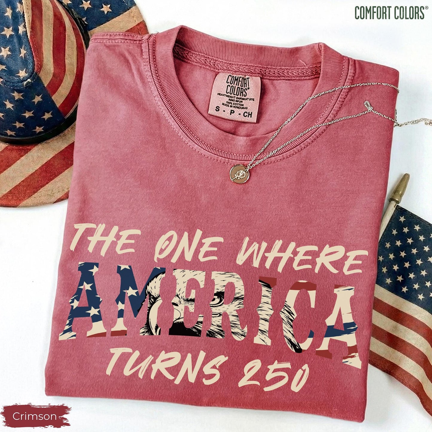 Comfort Colors 4th Of July Shirt, America 250th Anniversary Tee, The One Where America Turns 250 Years Tshirt, 1776 2026 USA Shirts